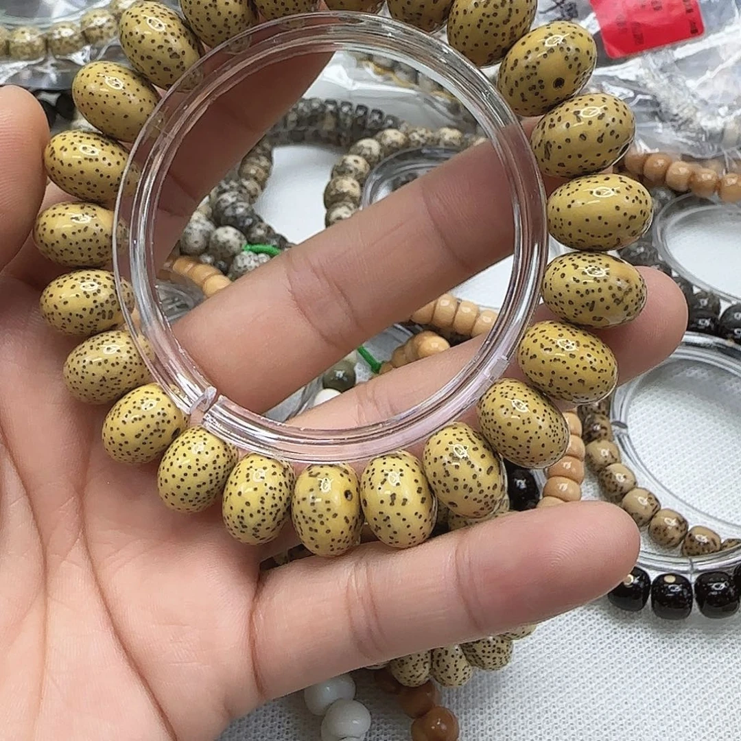 星月菩提手串60荣耀黄星月菩提14单圈苹果