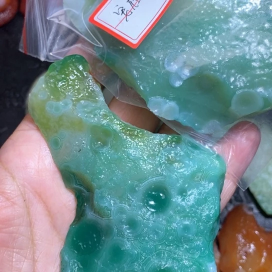 石英质玉珠宝半成品未镶嵌安*哉