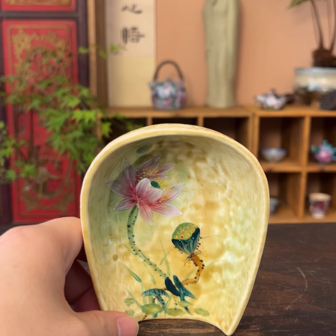 柴烧手工手绘陶瓷
