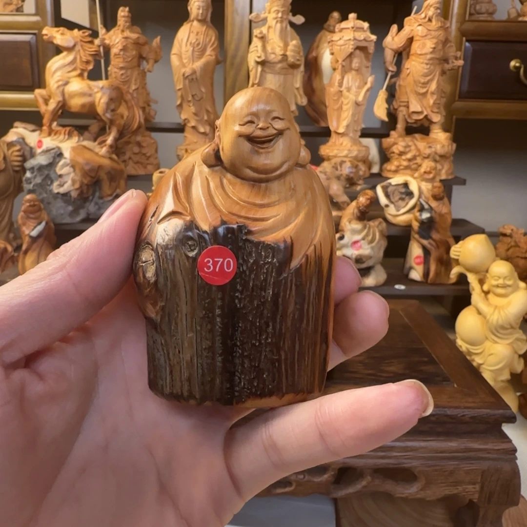 崖柏小木匠艺雕一物一拍