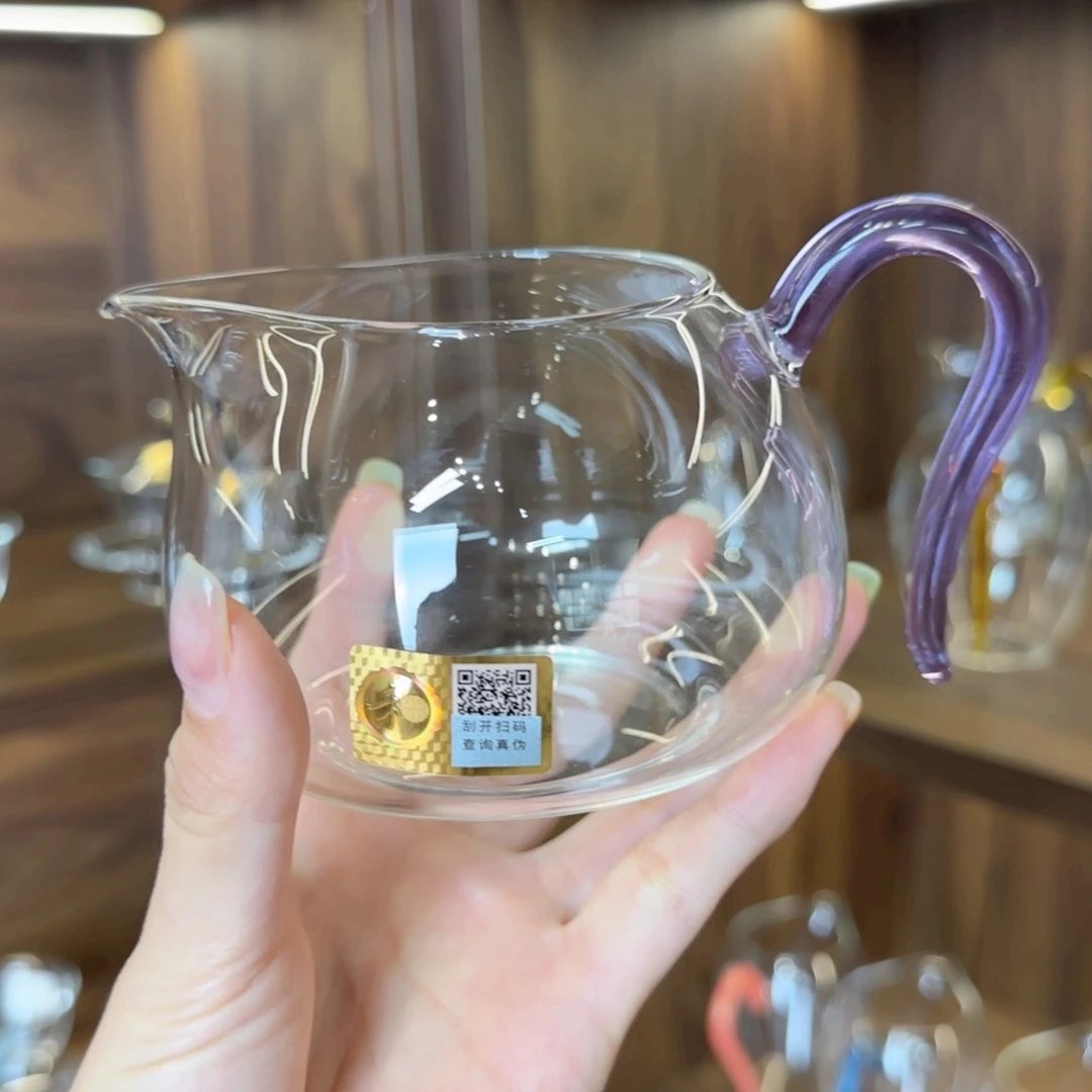 淡然浅紫色公道杯