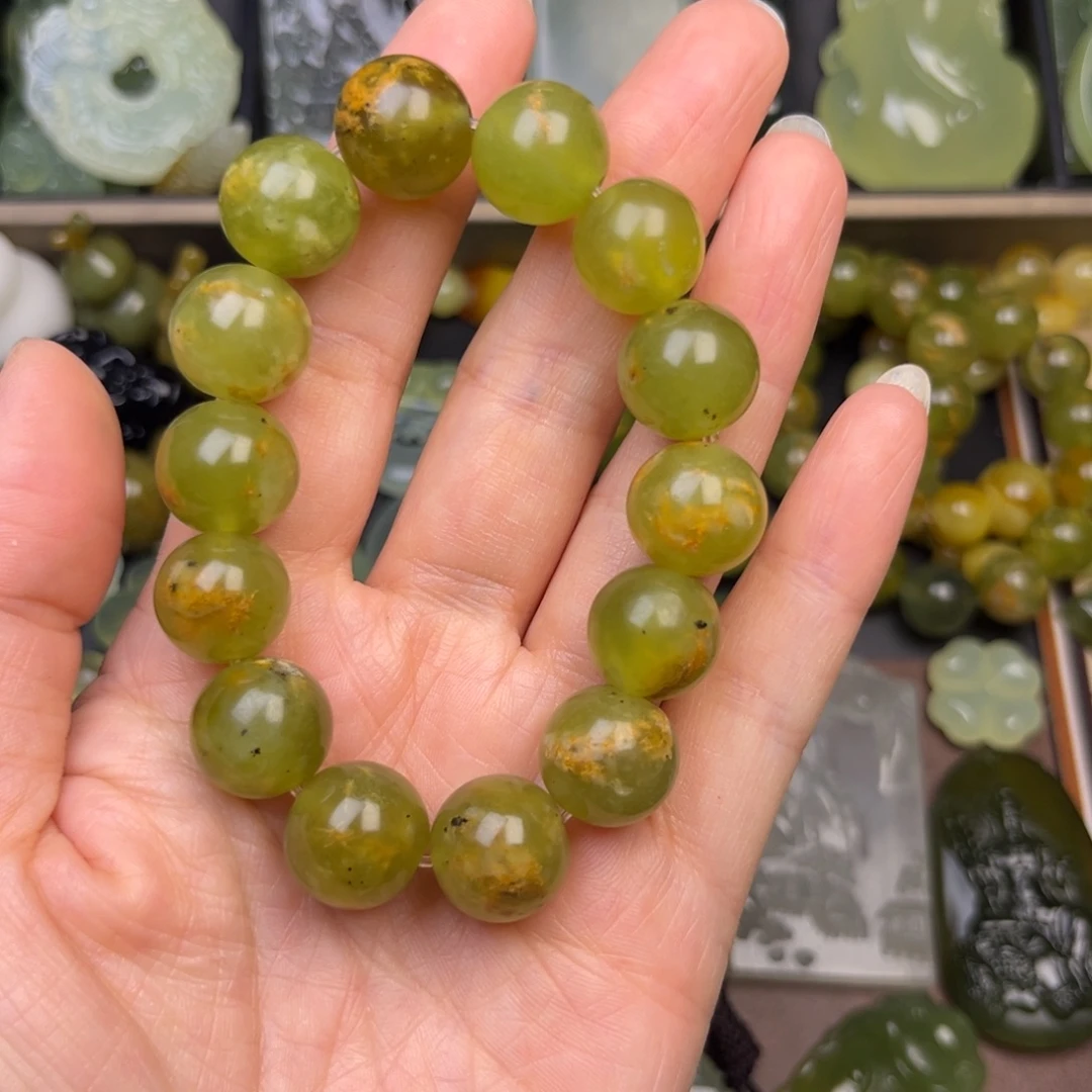 蛇纹石玉未镶嵌吊坠(不含链)