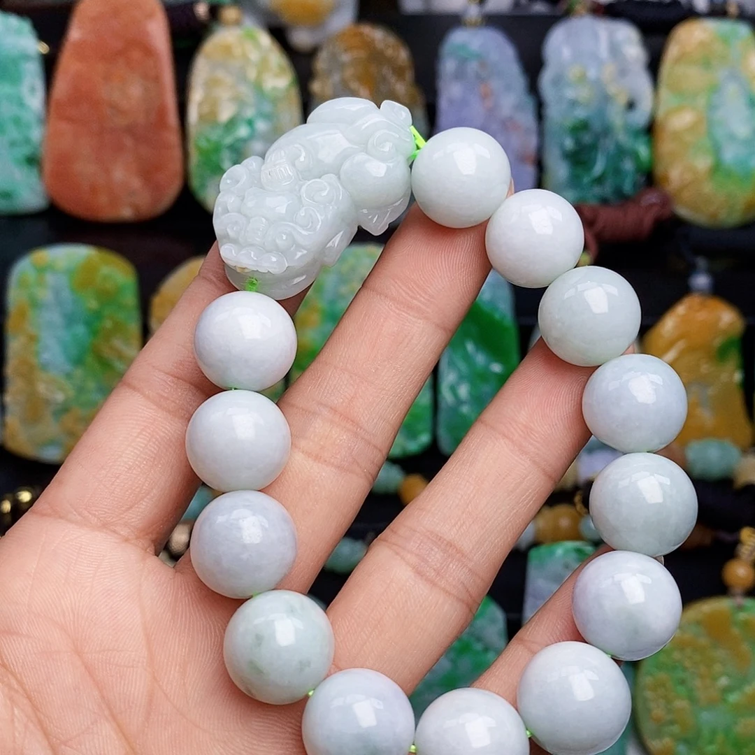 颈饰未镶嵌翡翠翡翠A货一物一证福利价（卡14）