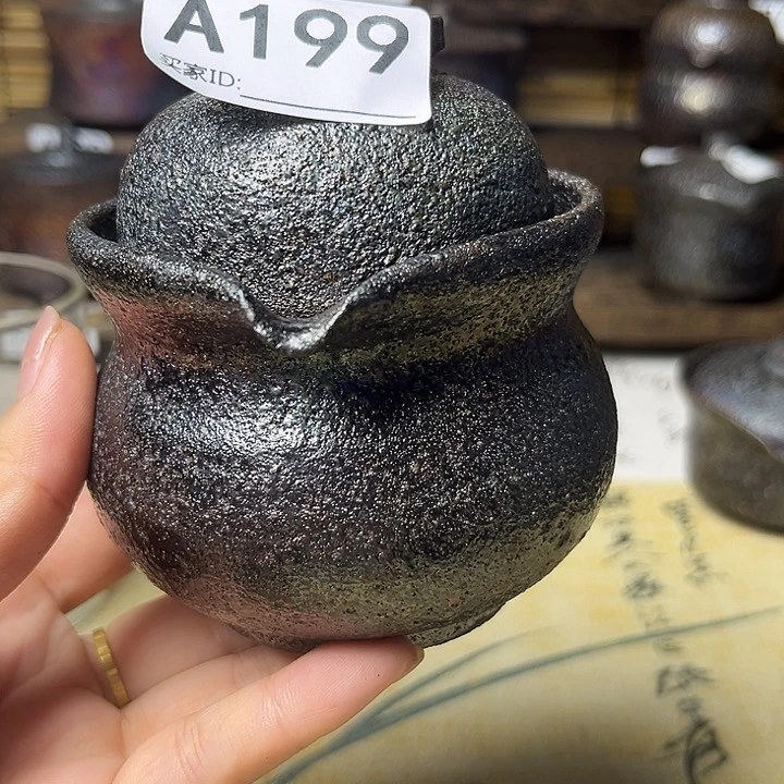 九**风荥经黑砂茶具泡菜坛