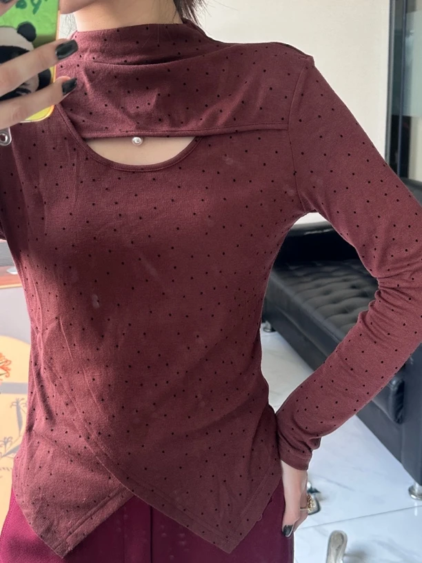 00401南油高货波点上衣