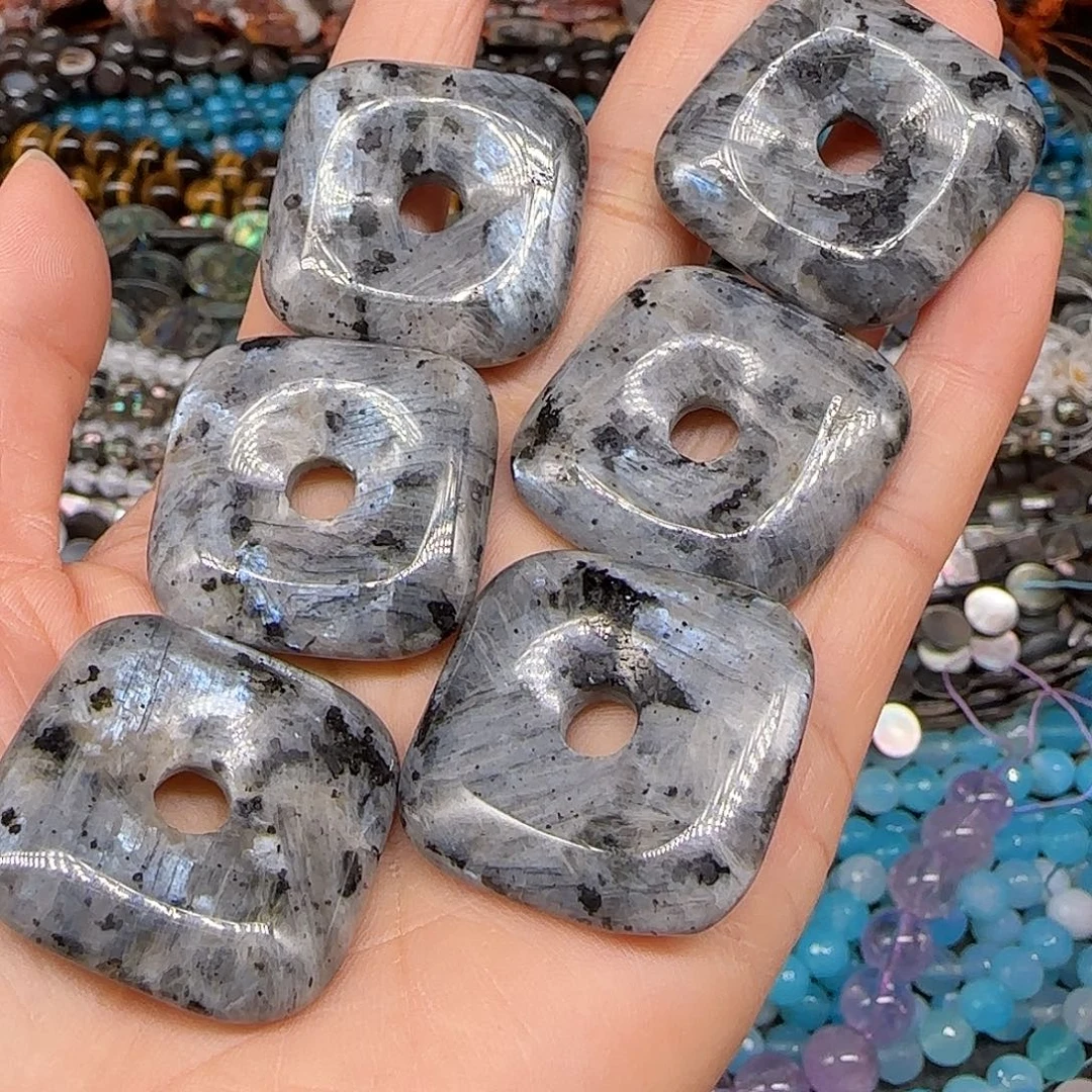 玛瑙/玉髓合金珠宝半成品黑闪光扣子一个