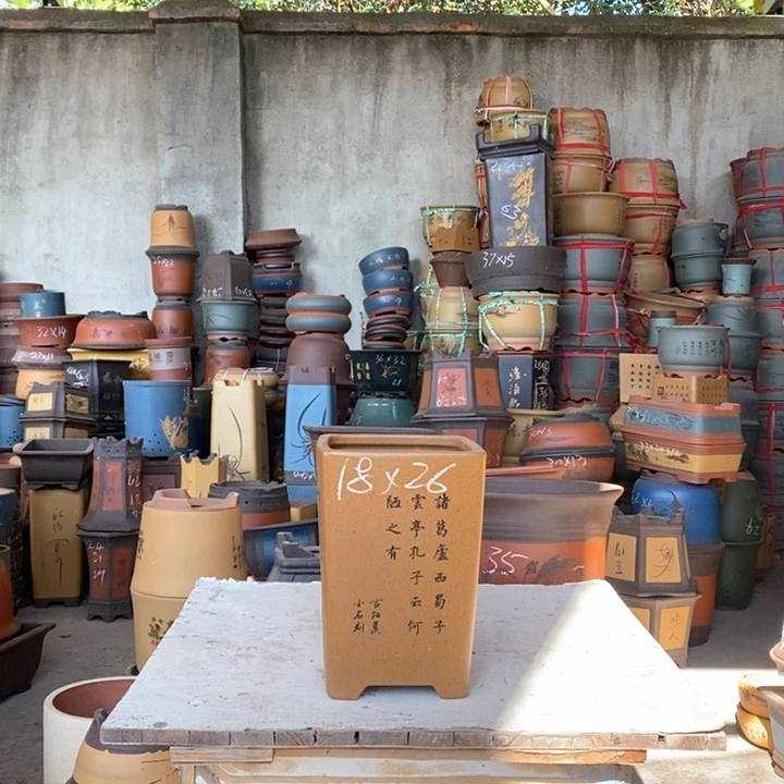 紫砂花盆紫砂花盆