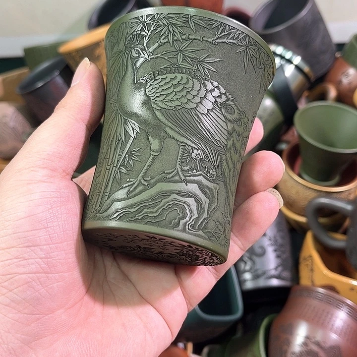 茶杯紫砂全手工紫砂主人杯