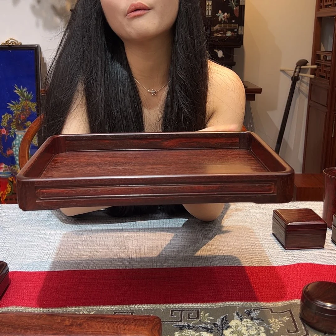 紫檀木类成套家具紫檀高级托盘