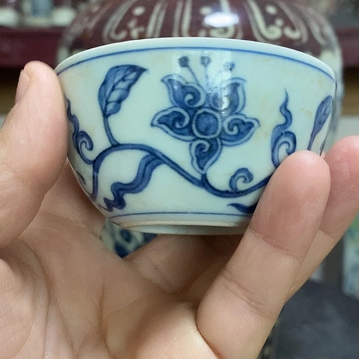 世***纪陶杯子景德镇陶瓷青花杯子