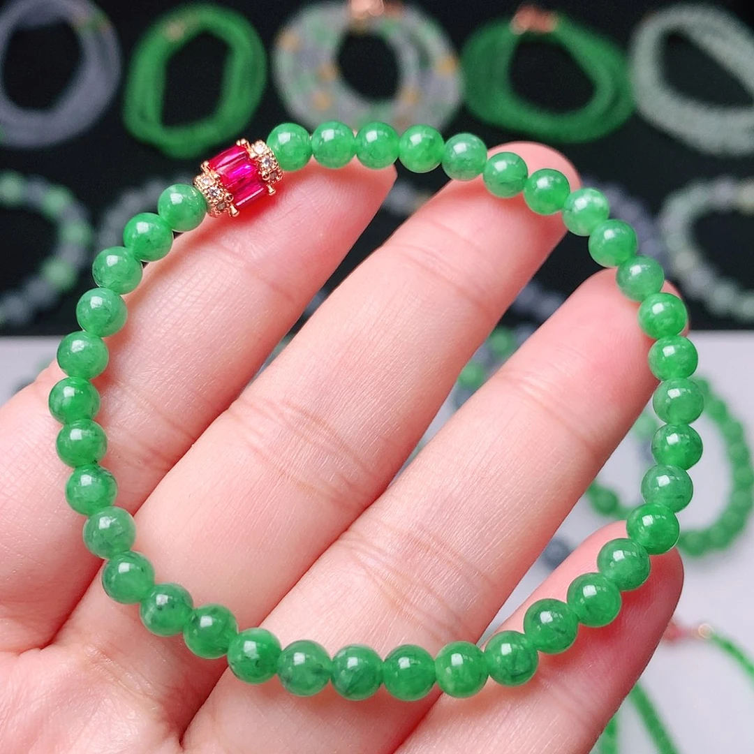 未镶嵌手链翡翠翡翠