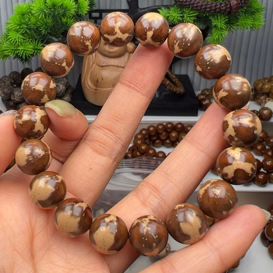 紫金鼠手串卡12半实心熊猫