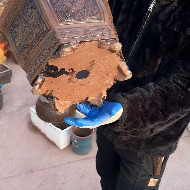 紫砂花盆口口26.22口口