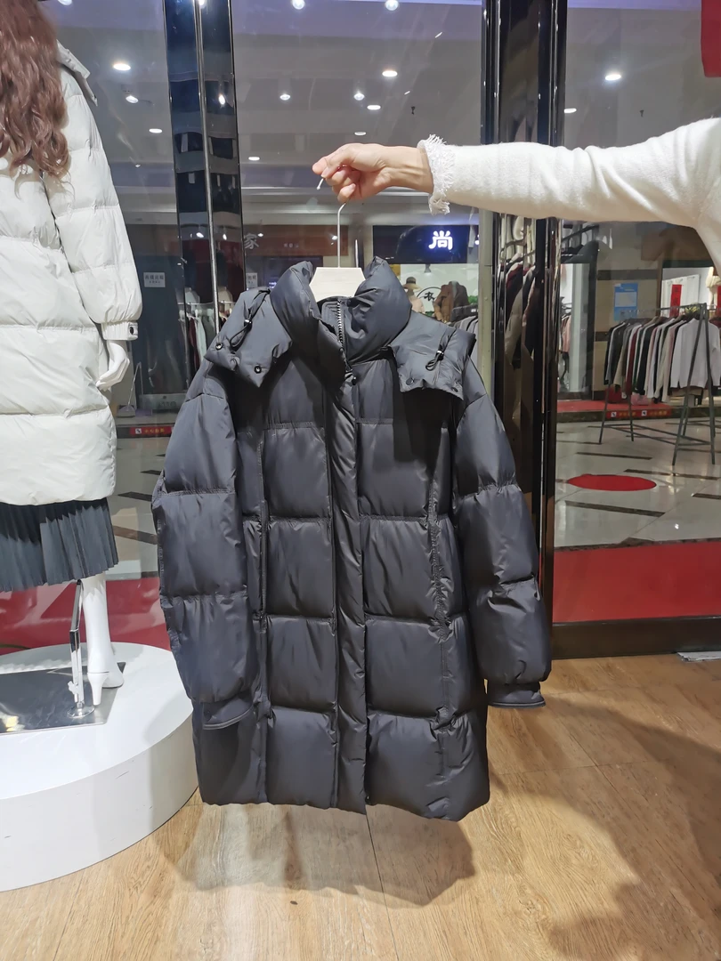 一诺8621《质保三年 出绒换新》中长款外套