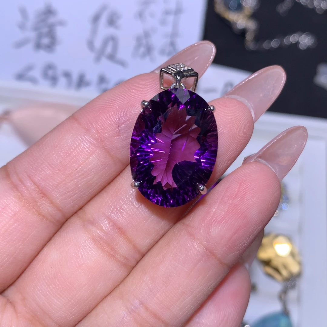 【闪购商品】水晶戒指银S925镶嵌?****理戒指
