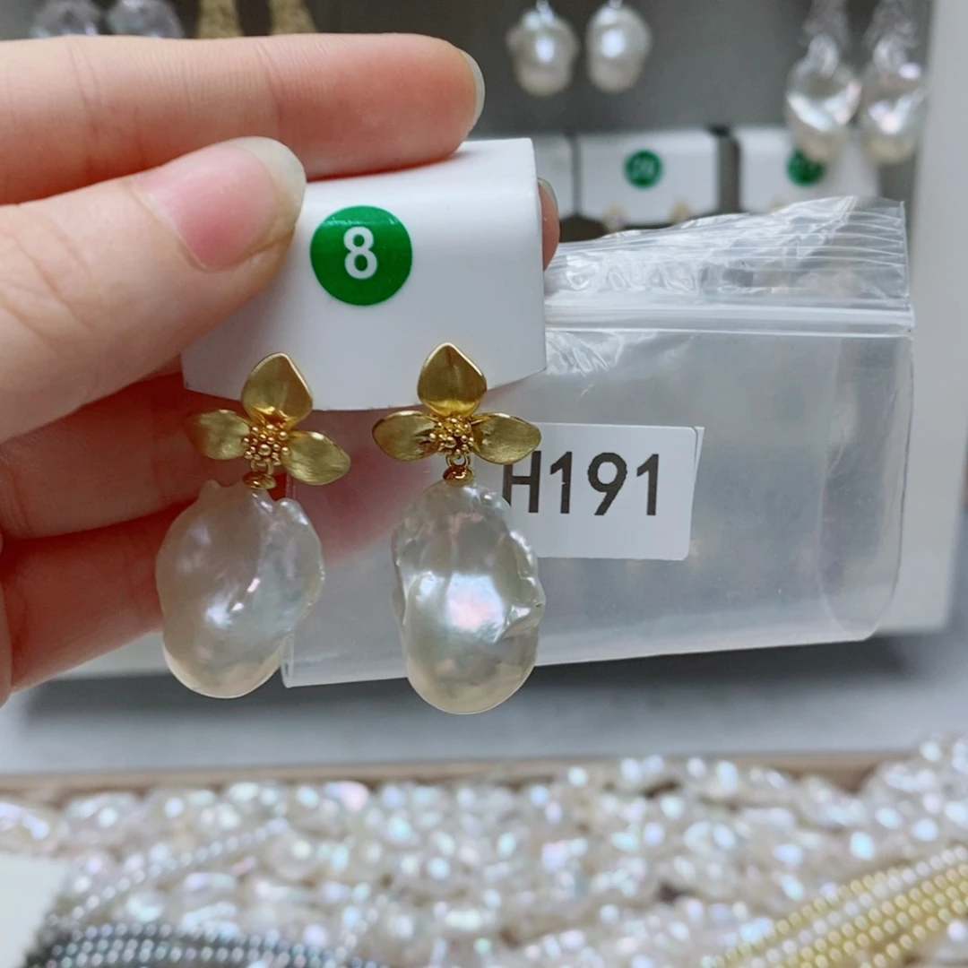 好***运银S925镶嵌其他淡水珍珠
