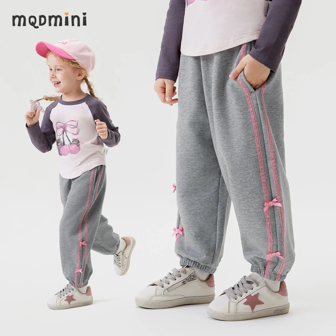 MQDMINI春季新款女童时尚可爱百搭卫裤儿童春秋585121608