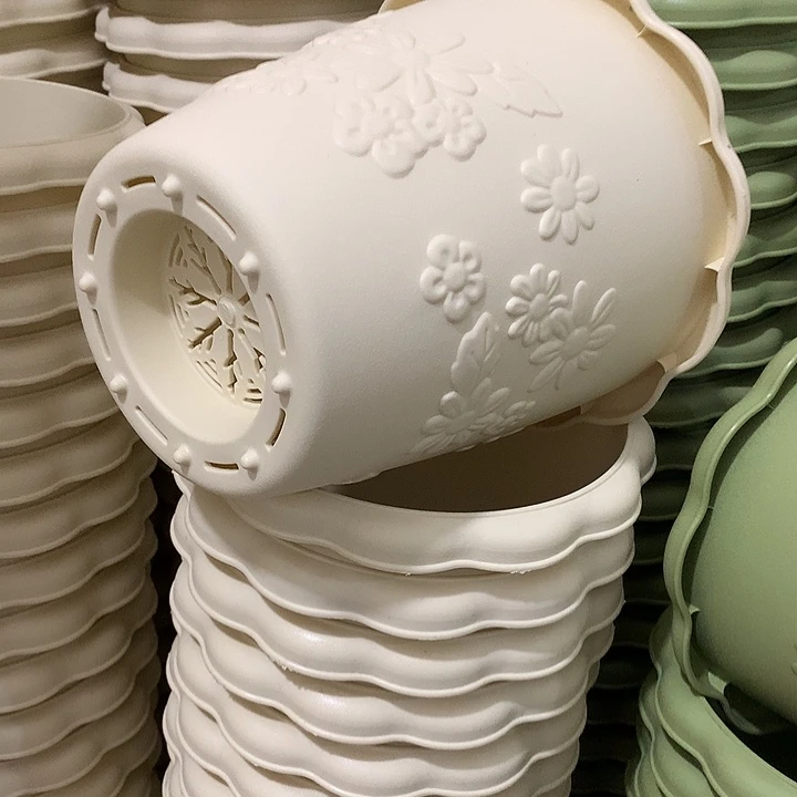 浮雕口18高17米白3个无托