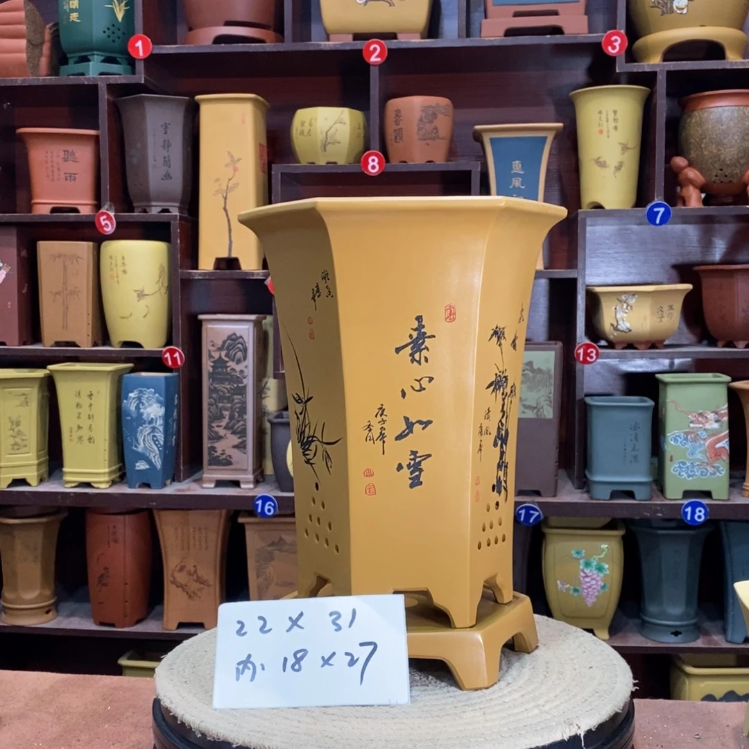 紫砂花盆紫砂艺术