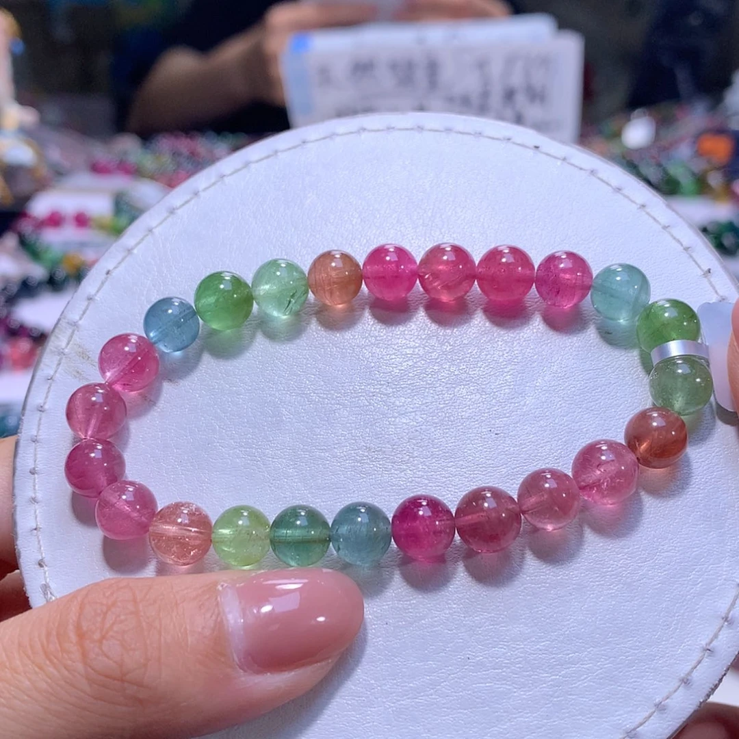 【闪购商品】未镶嵌手链碧玺8m