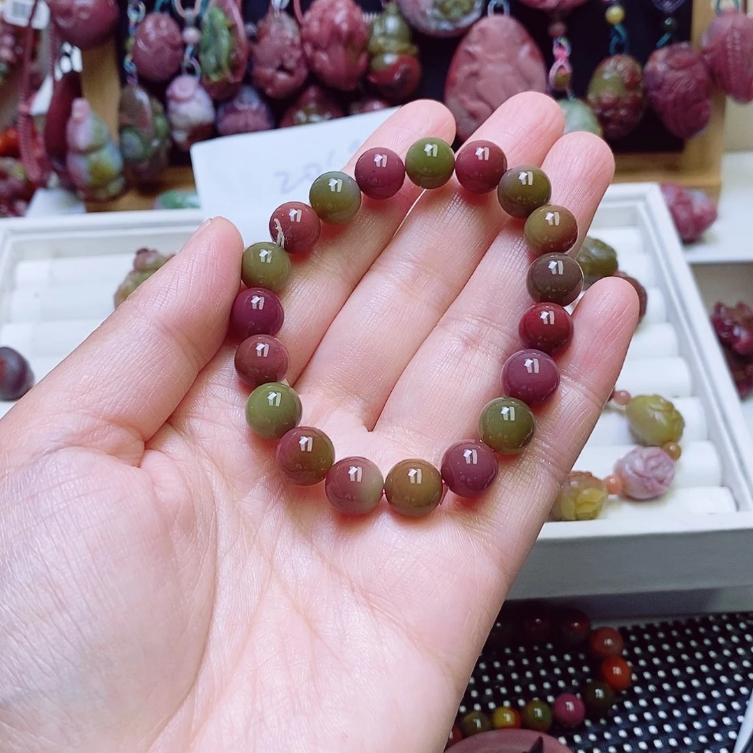 玛瑙/玉髓盐源玛瑙手链未镶嵌1*c