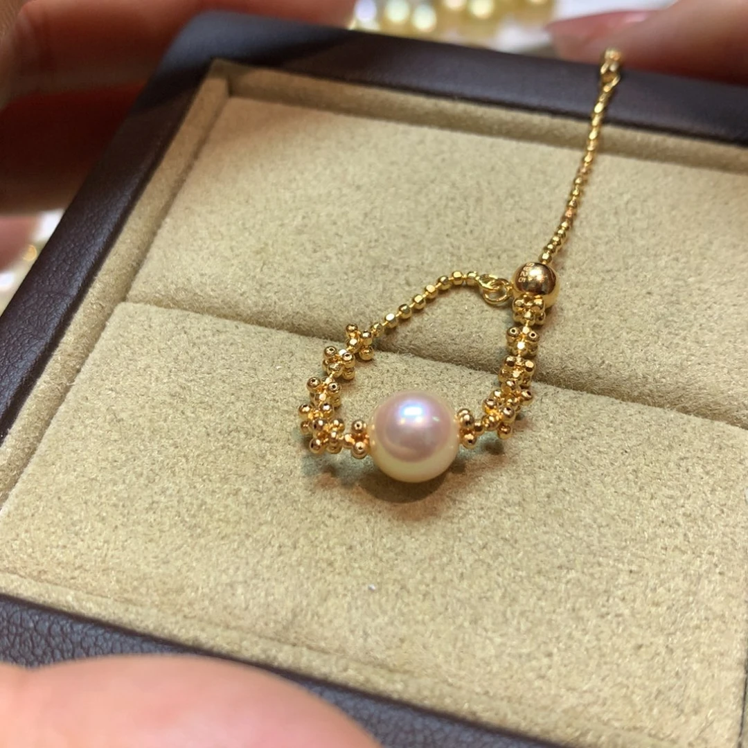 海水珍珠戒指银S925镶嵌