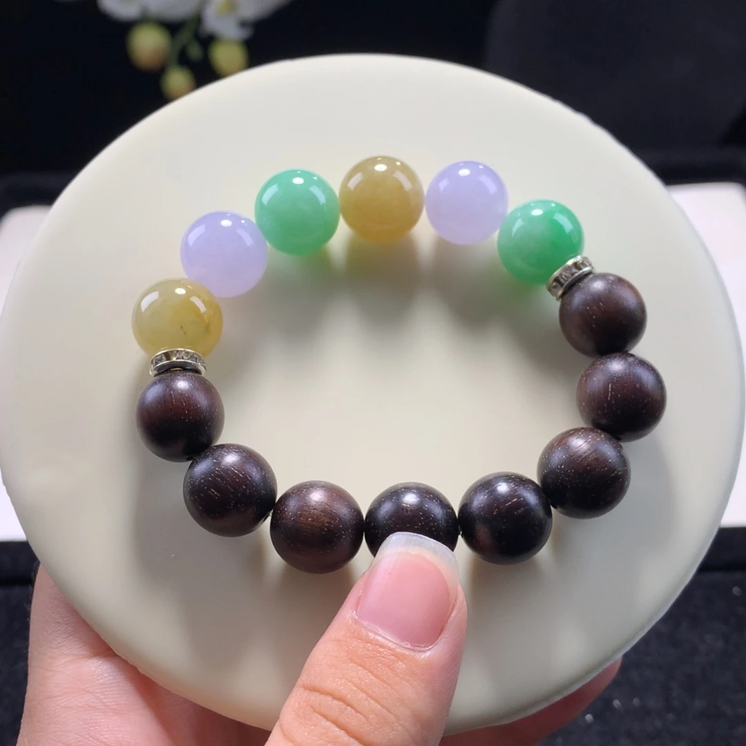未镶嵌手串翡翠大卡性价福禄寿