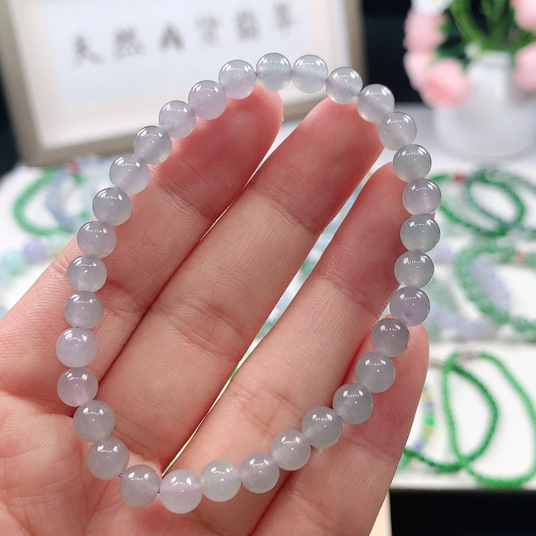 翡翠未镶嵌手链手链5.9mm