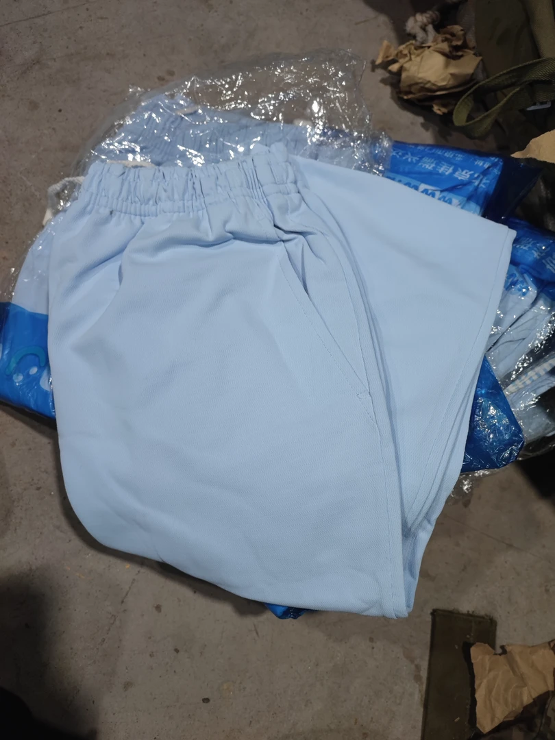 天蓝色家居裤护士裤