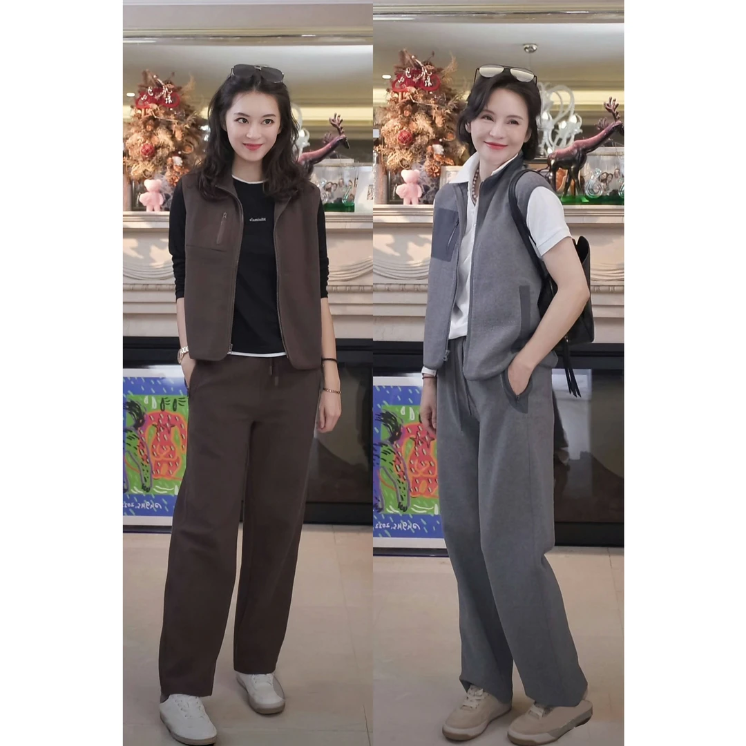 我是摩羯 轻松穿 精梳棉拼色口袋休闲百搭保暖秋冬卫衣马甲外套