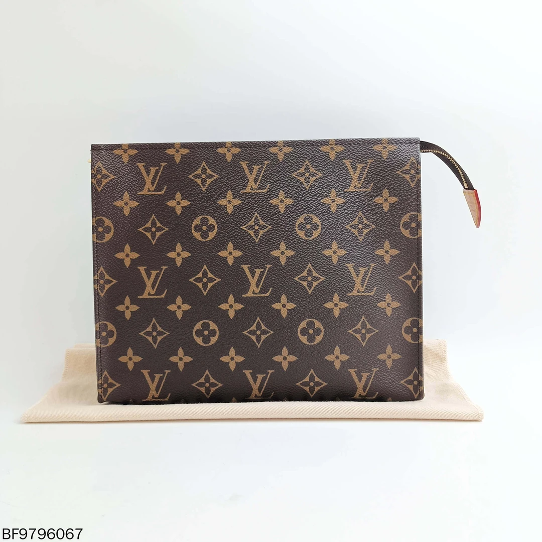 95新 LouisVuitton/路易威登 lv洗漱包芯片款老花手提包BF9796067