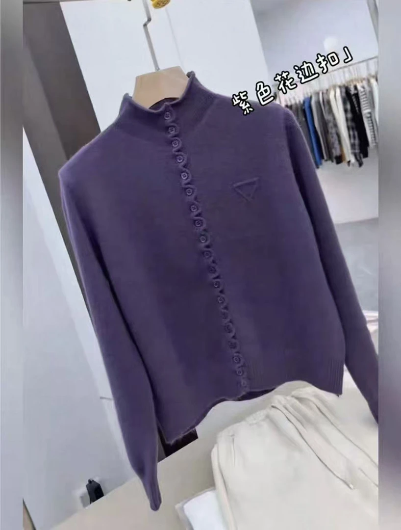 【鑫绒毛衣】立领针织毛针织衫F096