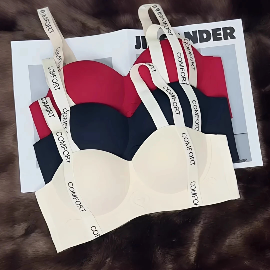 奥格芬半杯内衣女小胸聚拢显大无痕无钢圈收副乳2024新款爆款文胸