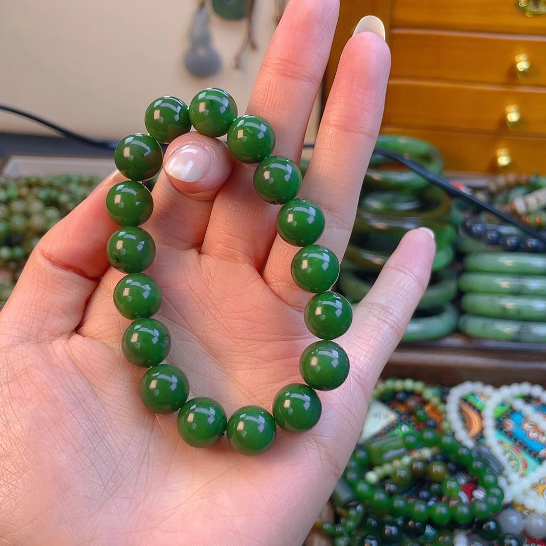 和田玉未镶嵌手链