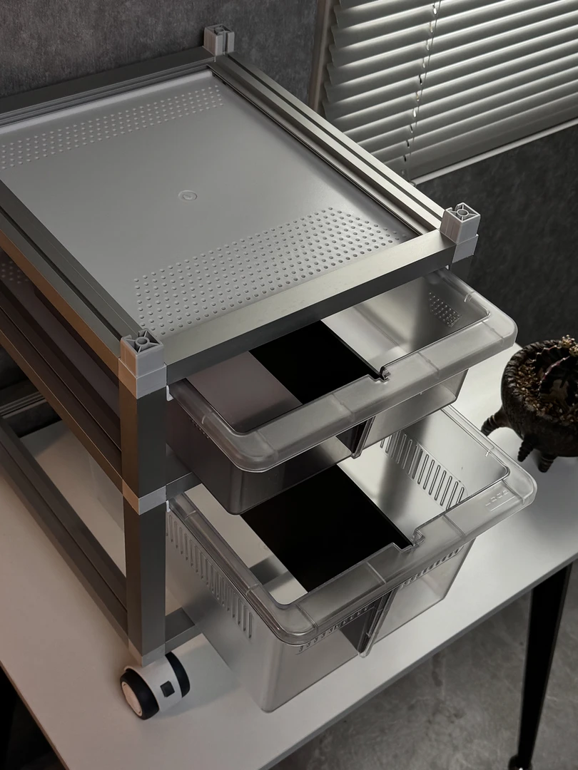 【Mini桌面爬柜】4030/4030R单抽可叠加桌面爬柜养殖设备盖勾亚温控