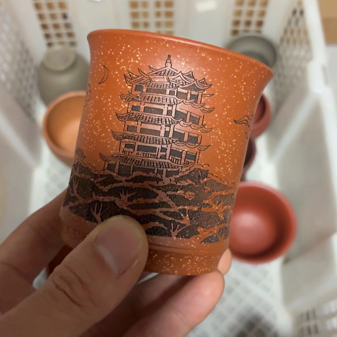 茶杯紫砂瑕疵不退不换介意勿拍