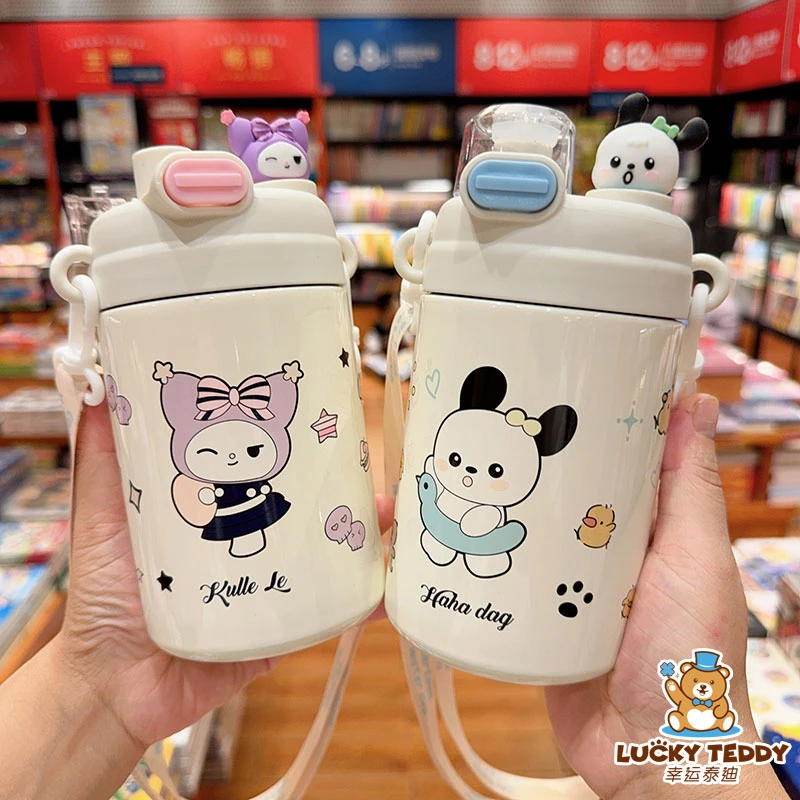 儿童保温杯4-12岁幼儿园男女童迪尼大容量耐摔卡通316钢学生水杯