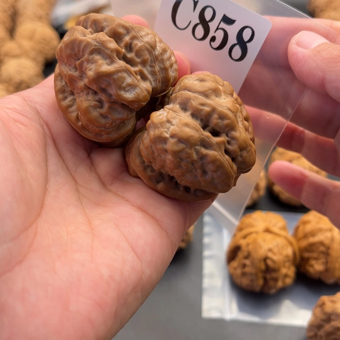 天***邪文玩核桃把件蛙蛙精品43肚45