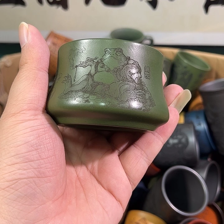 茶杯紫砂全手工紫砂主人杯