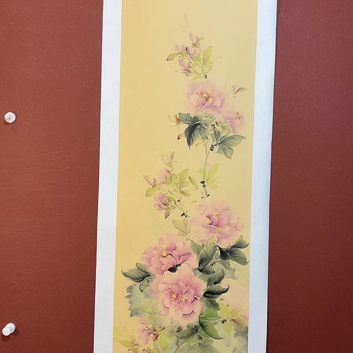 国画听兰老师花鸟
