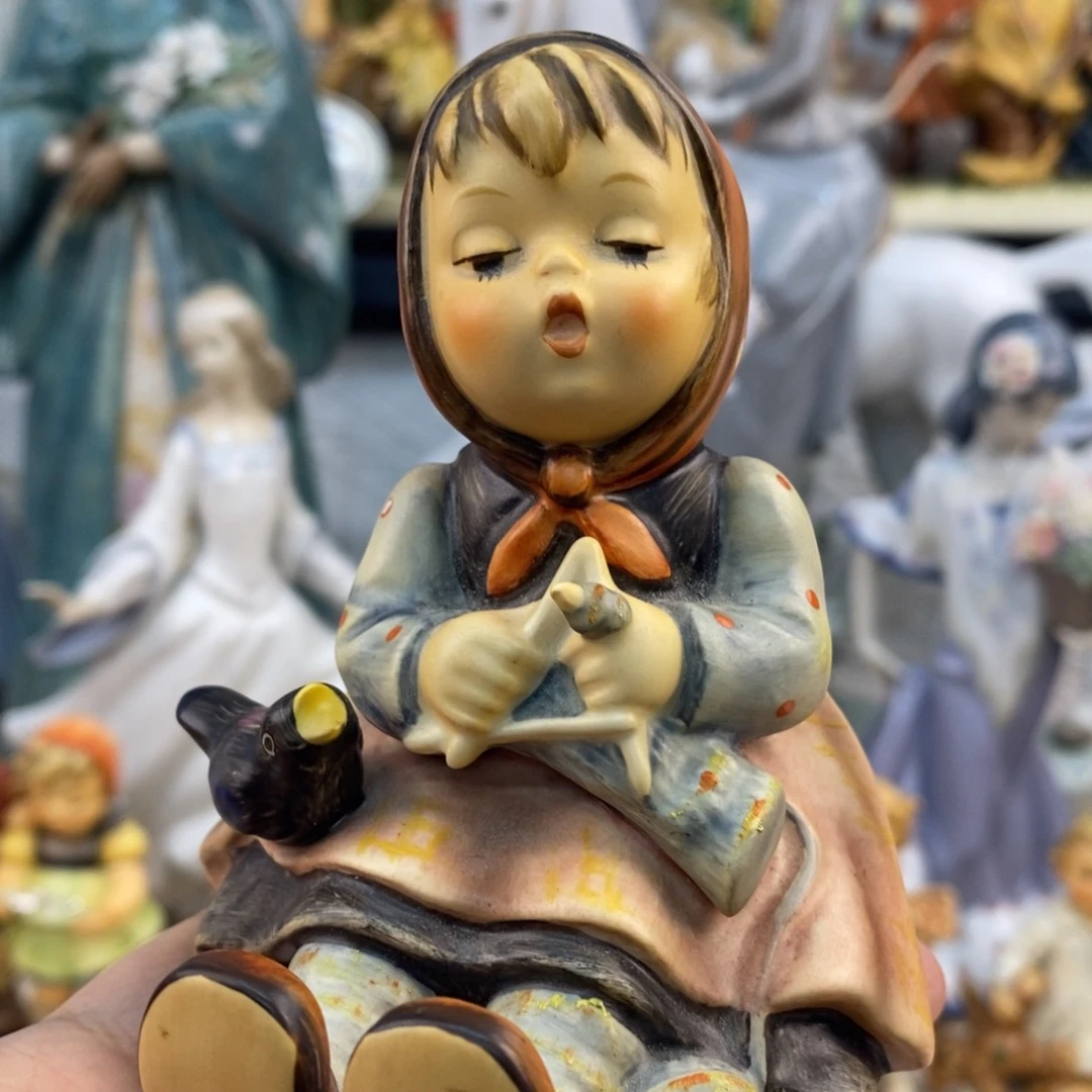 瓷片欧美中古美物摆件