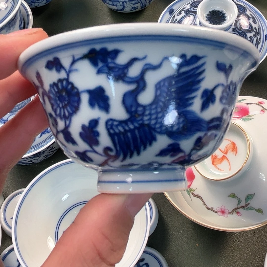 杯青花瓷器青花瓷器