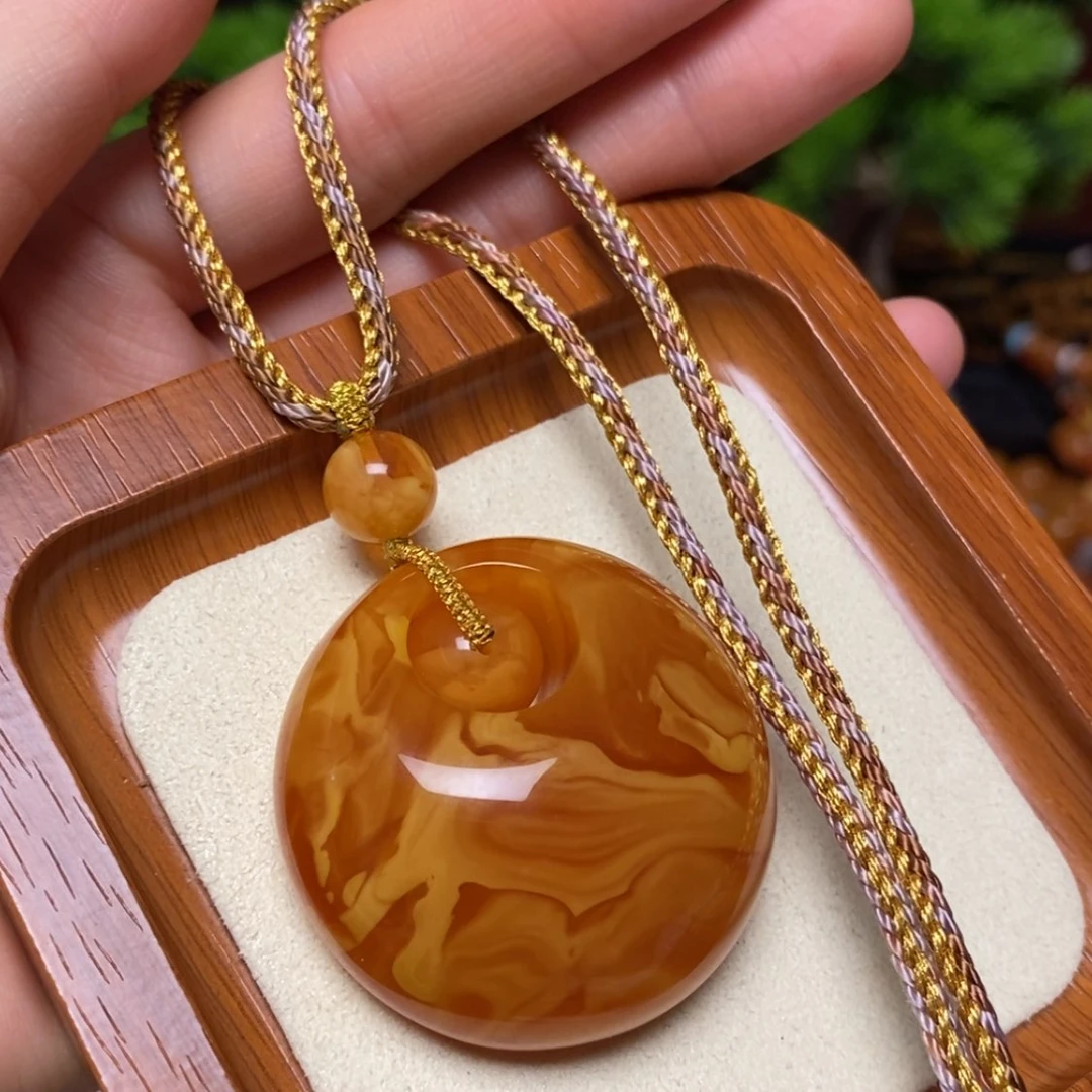 【闪购商品】蜜蜡颈饰未镶嵌项链