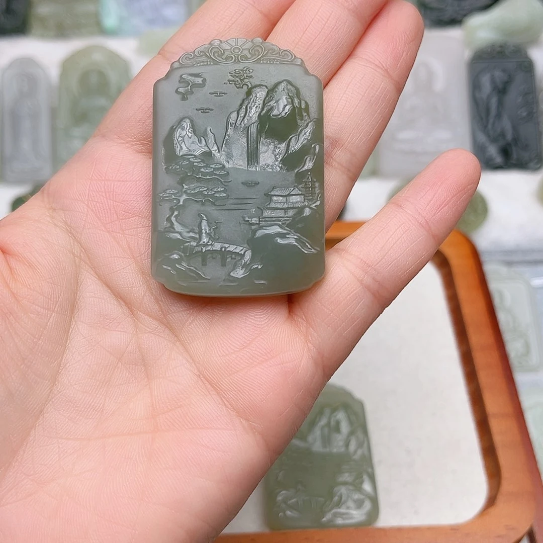 和田玉未镶嵌颈饰Z*T