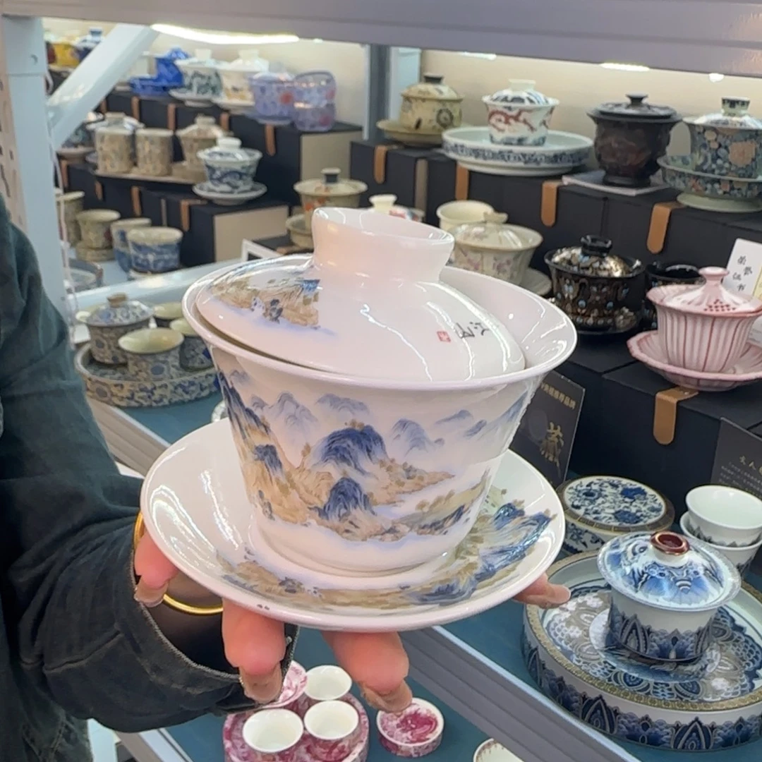 这些盖碗真好看！！！