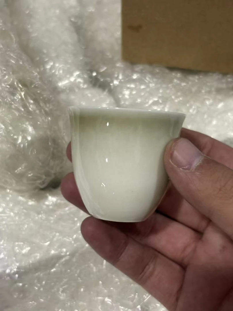 【清灰釉小客杯6个装】龙泉青瓷手工制作