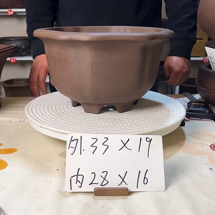 紫砂紫砂花盆呵呵