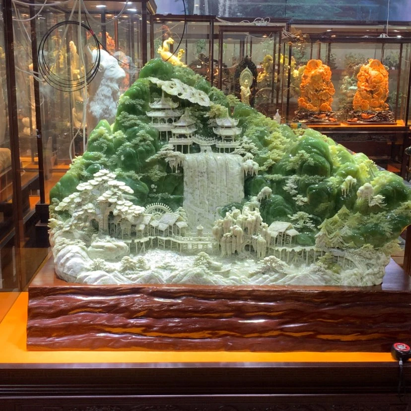 【闪购商品】未镶嵌蛇纹石玉摆件