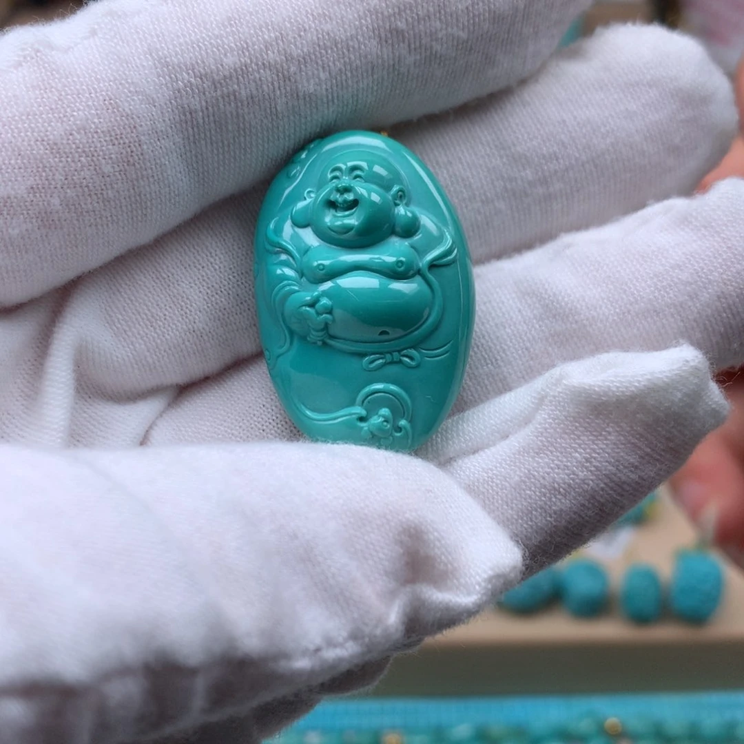 绿松石珠宝奇石未镶嵌