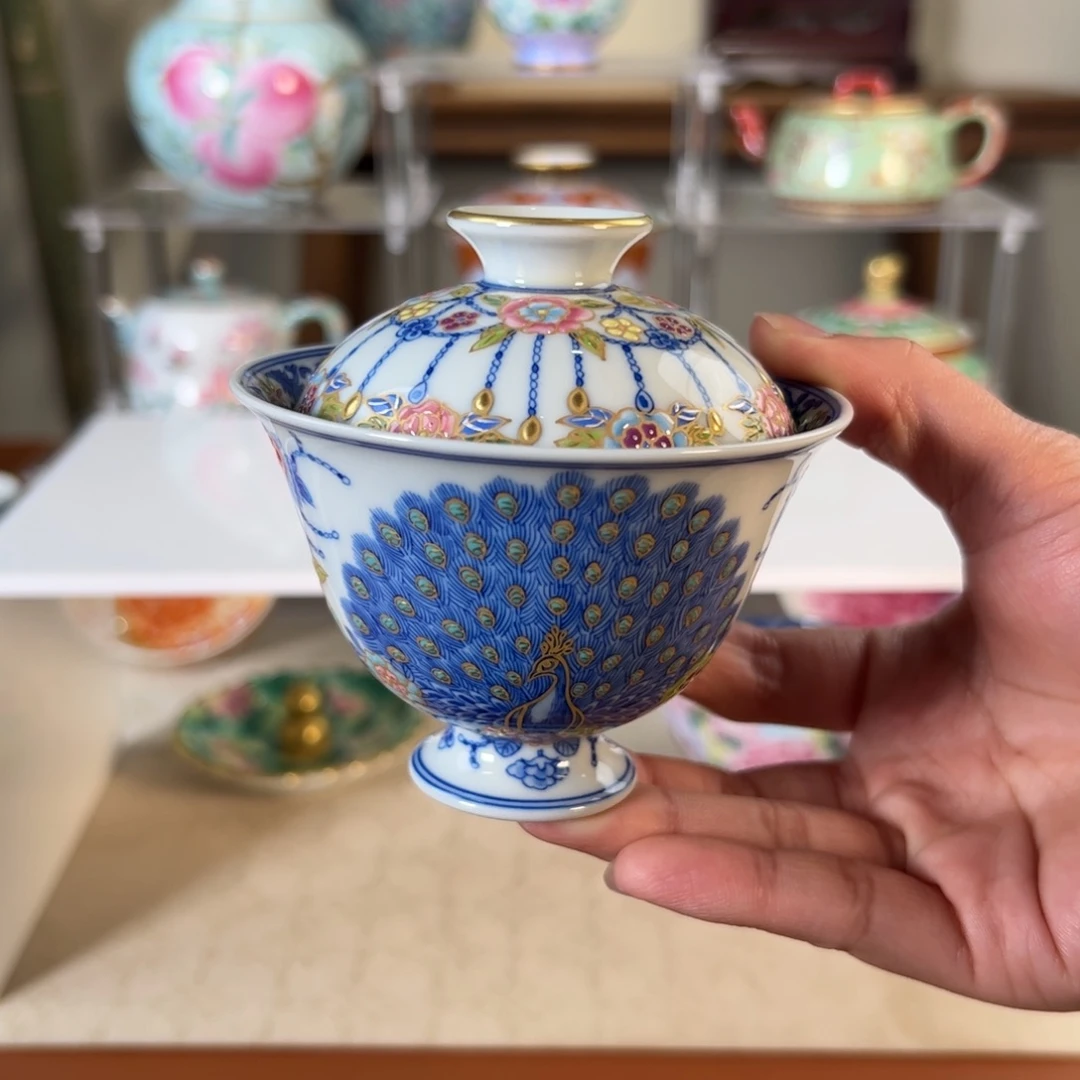 纯手工手绘 高端茶器